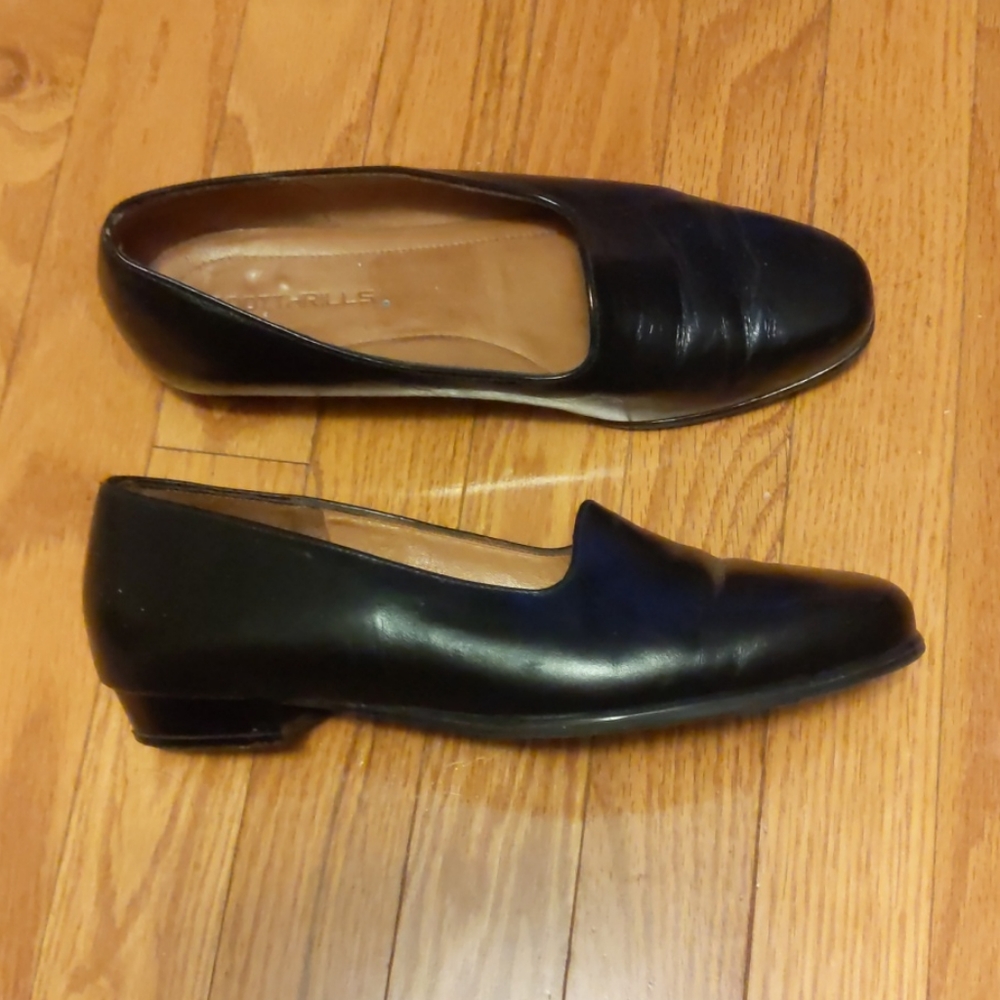 Footthrills Loafers Black Size 8